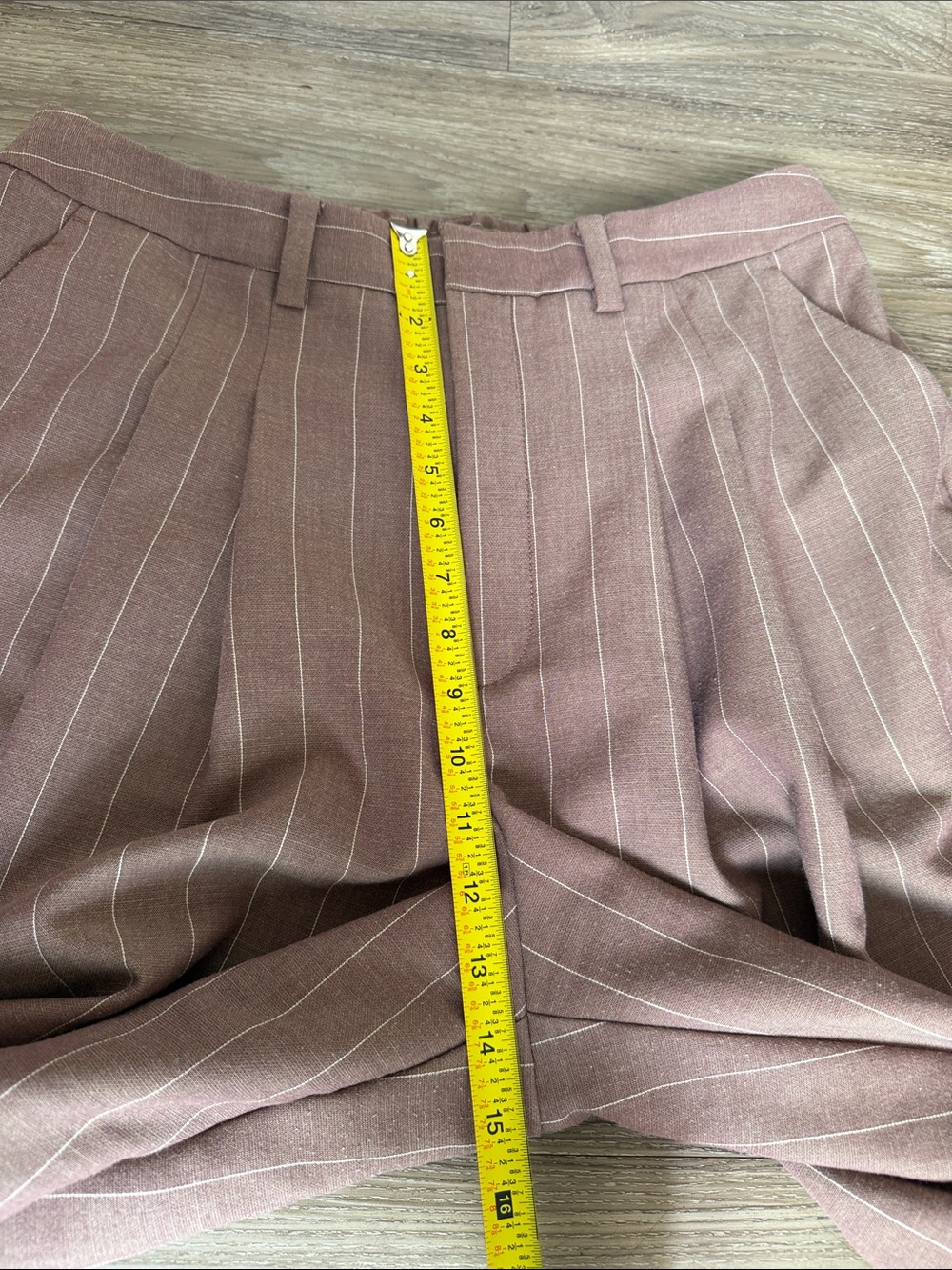 Anthropologie Maeve The Avery Pleated Wide-Leg Trousers Size: L - Picture 9 of 11